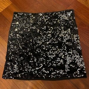 H&M glittery skirt
